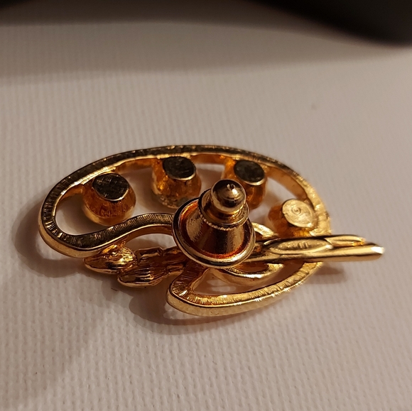 Artist pallette vintage brooch - Picture 3 of 7